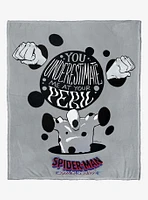 Marvel Spider-Man Across The Spiderverse At Your Peril Silk Touch Throw Blanket