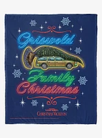 National Lampoon's Christmas Vacation Griswold Family Vacation Neon Silk Touch Throw Blanket