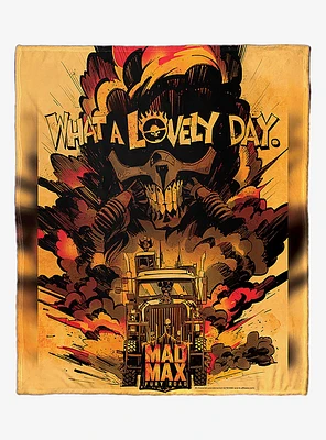 WB 100 Mad Max Fury Road What A Lovely Day Silk Touch Throw