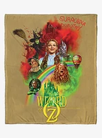 WB 100 The Wizard Of Oz Surrender Dorothy Silk Touch Throw