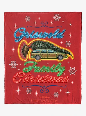 WB 100 National Lampoon's Christmas Vacation Griswold Christmas Silk Touch Throw