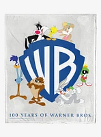 WB 100 Looney Tunes Anniversary Silk Touch Throw