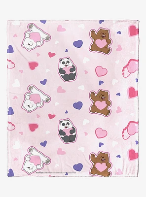 We Bare Bears Sweet Bears Silk Touch Throw