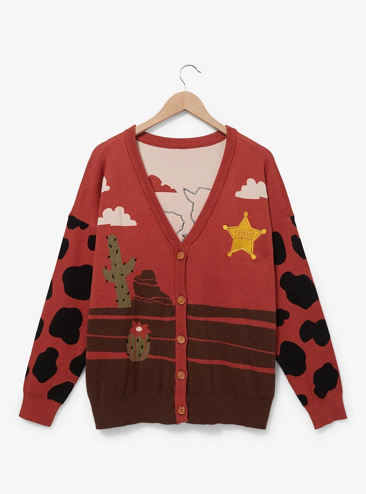 Her Universe Disney Pixar Toy Story Woody & Jessie Western Scene Women's Plus Cardigan - BoxLunch Exclusive