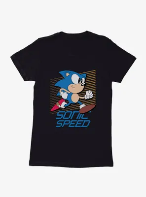 Sonic The Hedgehog Speed Womens T-Shirt
