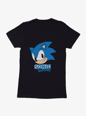 Sonic The Hedgehog Classic Face Womens T-Shirt