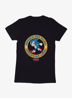 Sonic The Hedgehog Speed's My Game Womens T-Shirt