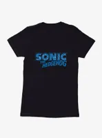 Sonic The Hedgehog Classic Title Womens T-Shirt