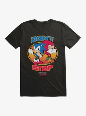 Sonic The Hedgehog & Knuckles Don't Stop T-Shirt