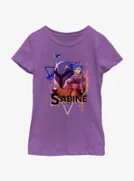 Star Wars: Forces of Destiny Sabine Wren Portrait Girls Youth T-Shirt