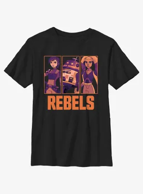 Star Wars: Forces of Destiny Rebels Sabine Chopper and Hera Youth T-Shirt
