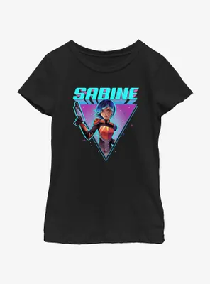 Star Wars: Forces of Destiny Sabine Hero Triangle Girls Youth T-Shirt