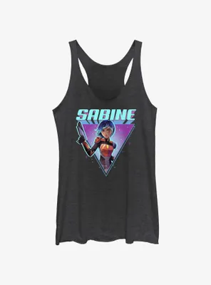 Star Wars: Forces of Destiny Sabine Hero Triangle Womens Tank Top