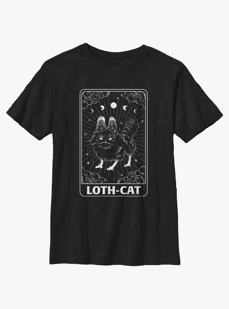 Star Wars Ahsoka Loth-Cat Tarot Card Youth T-Shirt