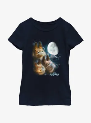 Star Wars Ahsoka Three Loth-Cat Moon Girls Youth T-Shirt
