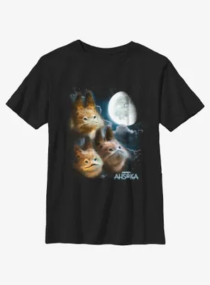 Star Wars Ahsoka Three Loth-Cat Moon Youth T-Shirt