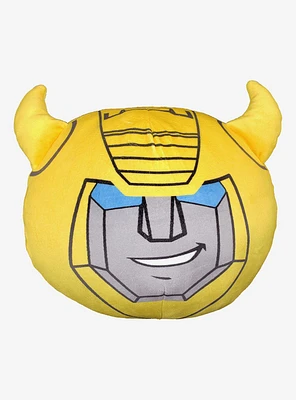 Transformers Bumblebee Smile Travel Cloud Pillow