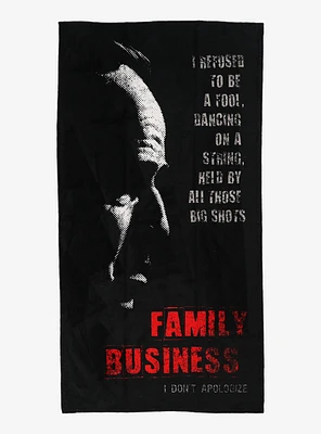 The Godfather Family Business Beach Towel