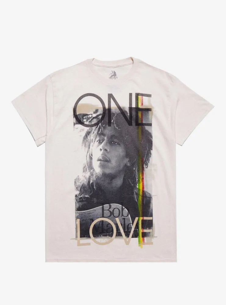 Hot Topic Bob Marley One Love Jumbo Graphic T-Shirt