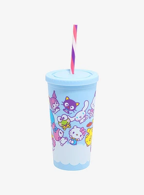 Hello Kitty And Friends Clouds Matte Acrylic Travel Cup