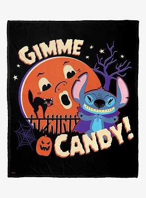 Disney Lilo And Stitch Gimme Candy Silk Touch Throw Blanket