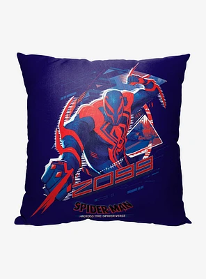 Marvel Spider-Man Across The Spiderverse 2099 Printed Throw Pillow