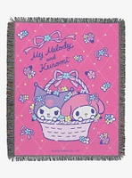 My Melody Flower Basket Fun Woven Tapestry