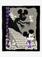 Disney Mickey Mouse Mouseferatu Silk Touch Throw