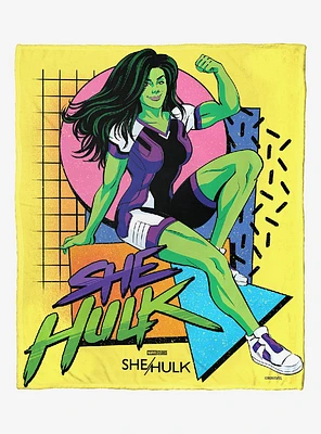 Marvel She Hulk Retro She Hulk Silk Touch Throw