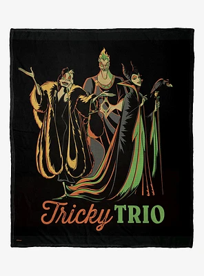 Disney Villains Tricky Trio Silk Touch Throw Blanket