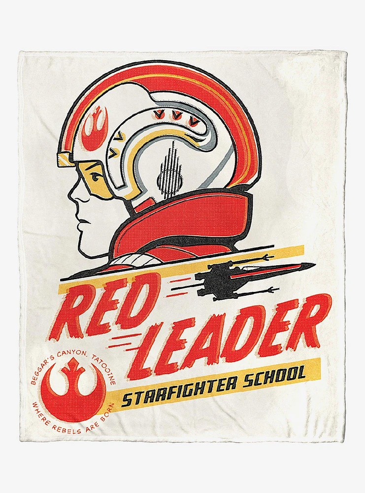 Star Wars Red Leader Silk Touch Throw