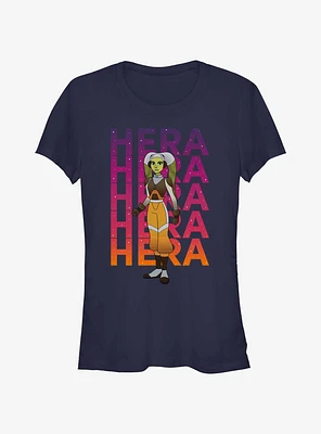 Star Wars: Forces of Destiny Hera Stack Name Girls T-Shirt