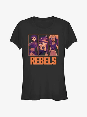 Star Wars: Forces of Destiny Rebels Sabine Chopper and Hera Girls T-Shirt