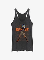 Star Wars: Forces of Destiny Sabine Text Stack Girls Tank