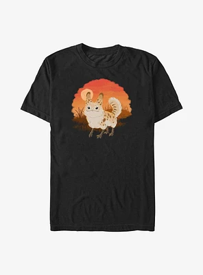 Star Wars Ahsoka Fluffy Loth-Cat Sunset T-Shirt
