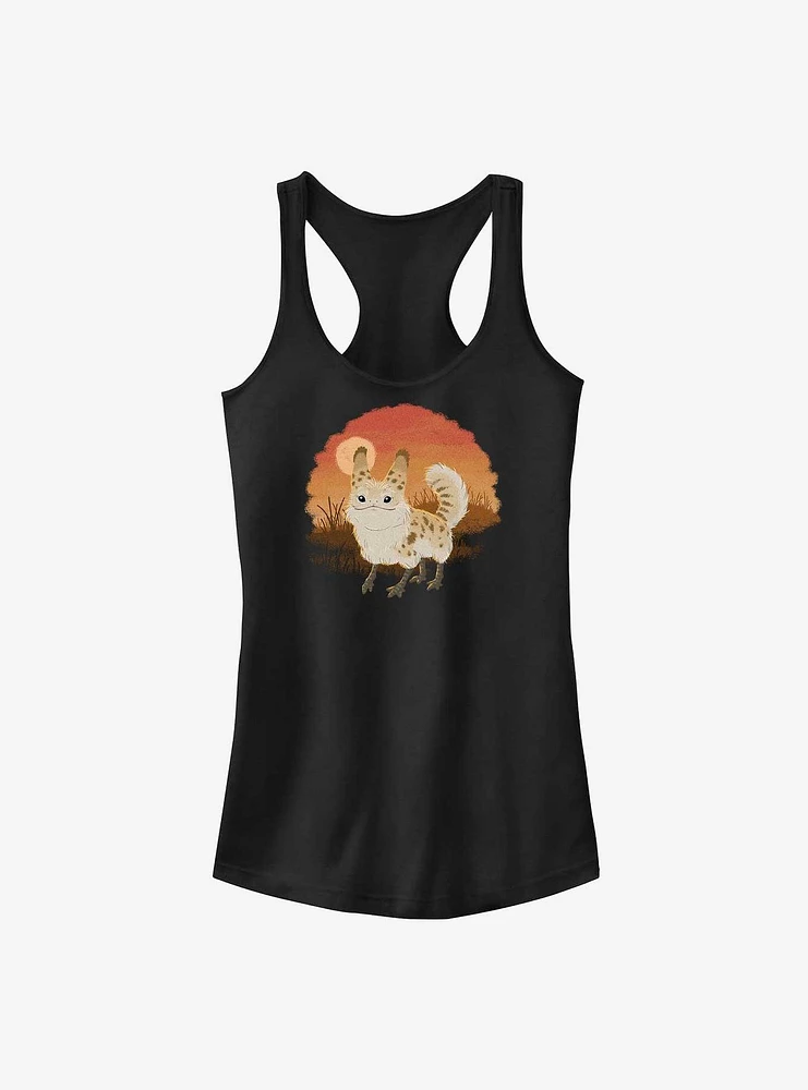 Star Wars Ahsoka Fluffy Loth-Cat Sunset Girls Tank