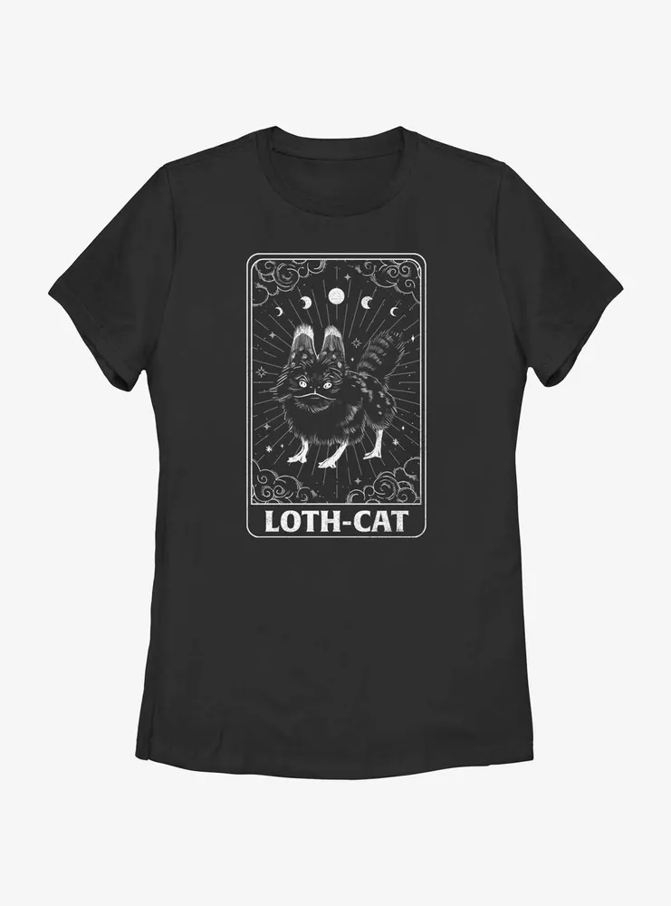 Star Wars Ahsoka Loth-Cat Tarot Card Womens T-Shirt