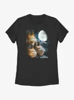 Star Wars Ahsoka Three Loth-Cat Moon Womens T-Shirt