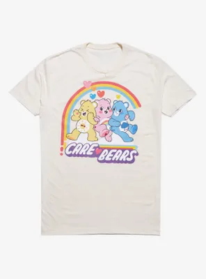 Care Bears Trio Rainbow Boyfriend Fit Girls T-Shirt