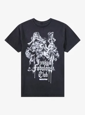Monster High Freaky & Fabulous Club Boyfriend Fit Girls T-Shirt
