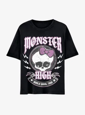 Monster High World Ghoul Tour Girls Oversized T-Shirt