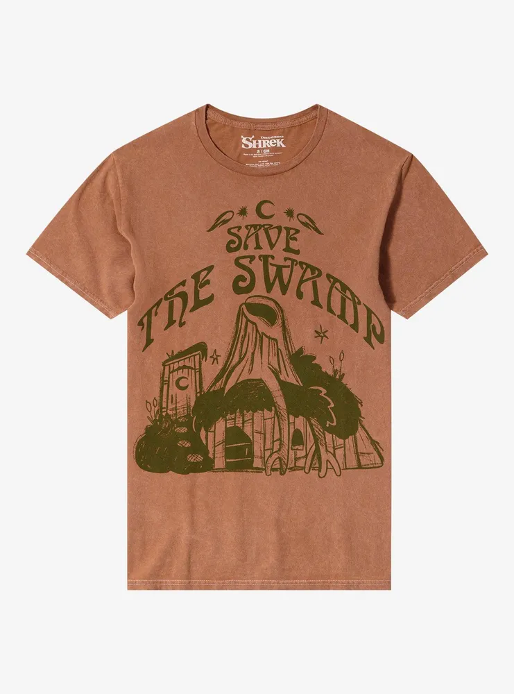Shrek Save The Swamp Boyfriend Fit Girls T-Shirt