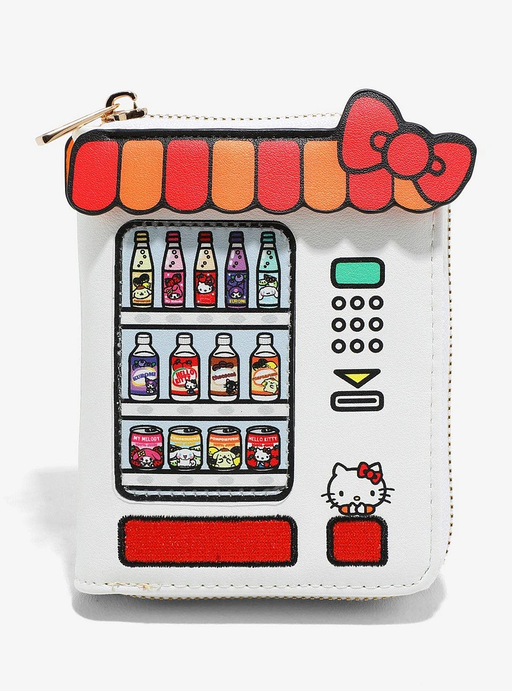 Sanrio Hello Kitty & Friends Kawaii Mart Vending Machine Figural Zip Wallet - BoxLunch Exclusive