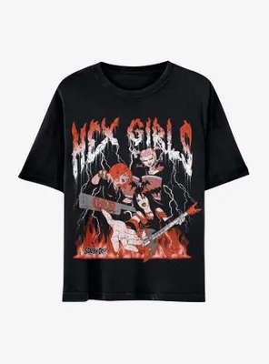 Scooby-Doo! Hex Girls Red Flame Boyfriend Fit T-Shirt