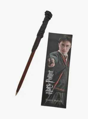Harry Potter Bookmark & Wand Pen Set