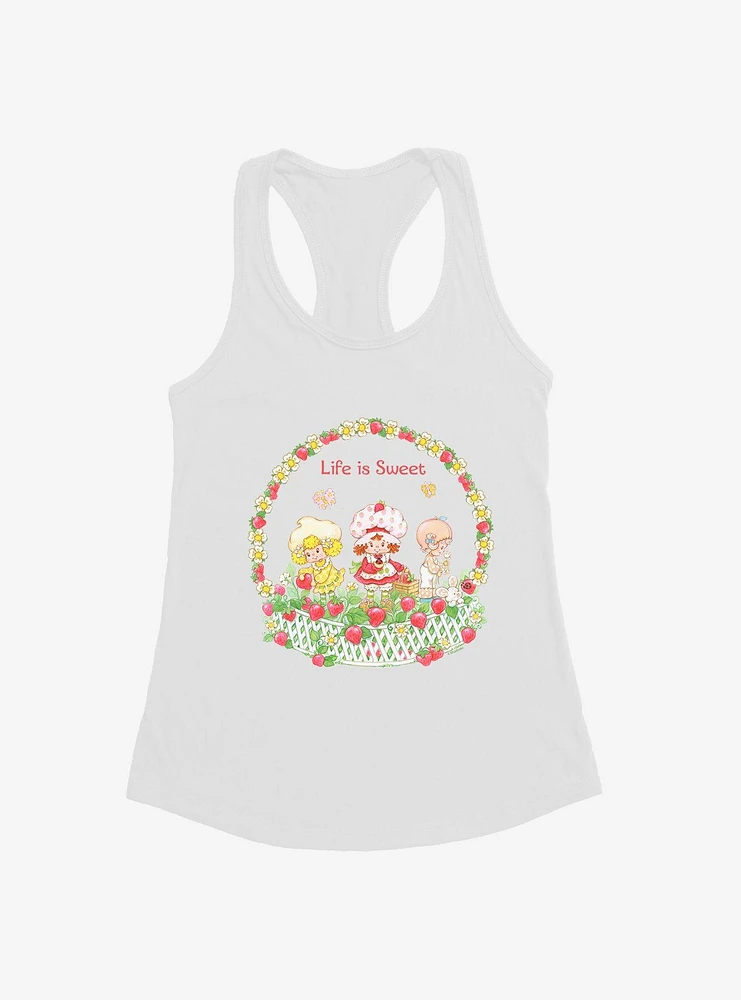 Strawberry Shortcake Life Is Sweet Girls Tank Top