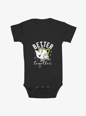 Disney Beauty and the Beast Better Together Mrs. Potts Chip Infant Bodysuit