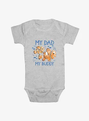 Disney Pixar Finding Nemo Marlin & My Dad Buddy Infant Bodysuit