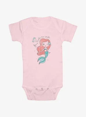 Disney The Little Mermaid Ariel You Make Me Smile Infant Bodysuit