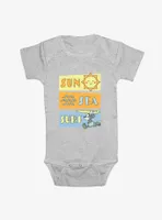 Disney Mickey Mouse Sun Sea Surf Infant Bodysuit